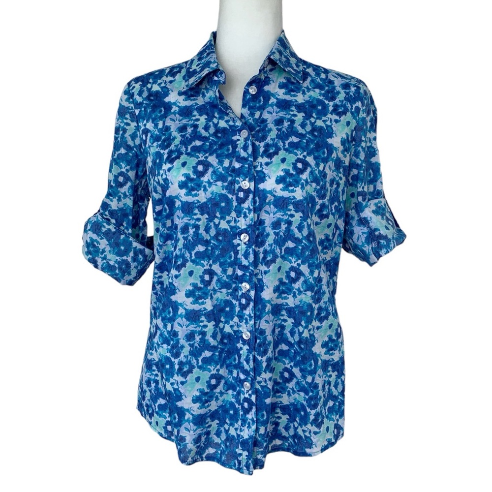 Izod Women’s Button Up Shirt Floral Print